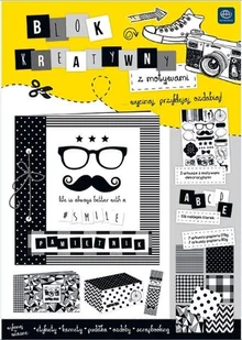 Blok kreatywny A4 z naklejkami B&W INTERDRUK ID281 - Szkolne artykuły papiernicze - miniaturka - grafika 2