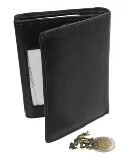 BAG Street Portfel Męski Skórzany Skóra Naturalna Duży Pionowy Bez Zapięcia Zapinka Wewnątrz Dwa Skrzydełka Pionowy Suwak 991 C - Portfele - miniaturka - grafika 2