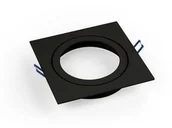 Lampy sufitowe - OxyLED Oprawa podtynkowa CROSTI GAVI BLACK 14AR111 - miniaturka - grafika 1