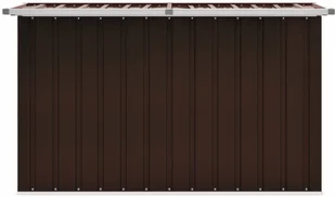 vidaXL Skrzynia ogrodowa do przechowywania, brązowa, 149x99x93 cm vidaXL - Skrzynie ogrodowe - miniaturka - grafika 3