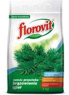 Nawozy ogrodnicze - Florovit Nawóz granulowany przeciwko brązowieniu igieł worek 3 kg - miniaturka - grafika 1