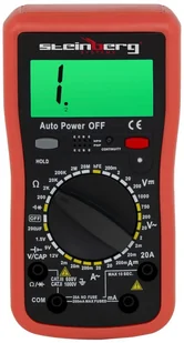 Steinberg Systems Multimetr cyfrowy - LCD - 1000 V - Inne urządzenia pomiarowe - miniaturka - grafika 2