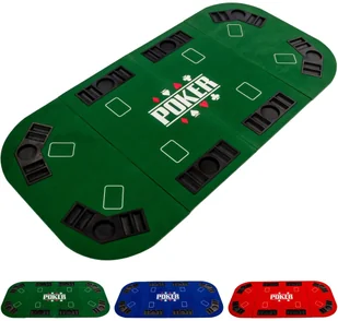 MAKSTOR.pl ZIELONY BLAT STÓŁ DO POKERA 160x80 CM POKER KASYNO 2003013 (20030130) - Zestawy do pokera - miniaturka - grafika 10