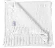 BabyMatex Multitex Tully, Pled dziecięcy, bawełniany, 75x100 cm, Biały - Koce i narzuty dla dzieci - miniaturka - grafika 3