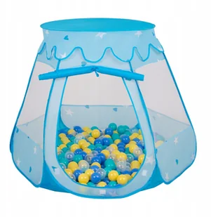 Zamek z piłkami Namiot Suchy Basen kulki 100 szt - Namioty i tipi dla dzieci - miniaturka - grafika 6