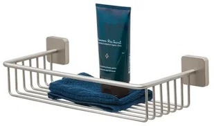 Tiger Onu Prostokątny koszyk prysznicowy stal szczotkowana 13180.3.09.46 - Wieszaki łazienkowe - miniaturka - grafika 2