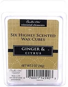 Zapachy do domu - CANDLE-LITE Candle-Lite  kostka wosk zapachowy, Ginger & Citrus 56 G, biały, 7.5 x 10.5 x 11 cm 8992395 - miniaturka - grafika 1