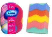 Rękawice i gąbki do kąpieli - Cluo Cluo gąbka kapielowa Rainbow Tęcza - miniaturka - grafika 1