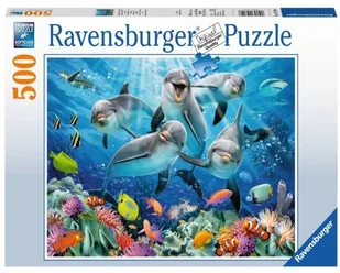 Ravensburger RAVEN. 500 Delfiny PR-147106 - Puzzle - miniaturka - grafika 3