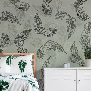 Nakleo szablon malarski wielokrotny // LIŚĆ MODERN - OBRYS - MEDIUM (45x65cm) - Szablony malarskie - miniaturka - grafika 4