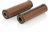 Kierownice rowerowe - Nieznany Chwyty kierownicy City gąbka z pokryciem 120 mm brązowe para 030511y - miniaturka - grafika 1