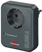 Przedłużacze i rozgałęźniki - Brennenstuhl adapter do gniazda wtykowego (z zabezpieczeniem przed przepięciem, 13,500 A, adapter jako zabezpieczenie przed błyskami do urządzeń elektrycznych), antracyt - miniaturka - grafika 1