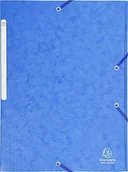 Teczki i skoroszyty - Exacompta Exacompta 17105H (karton Manila DIN A4 Maxi pojemność elastyczny 3-klapowy teczka do portfela 425 g (niebieski) 3141870501710 - miniaturka - grafika 1