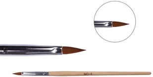 Neonail Pędzelek do żelu drewniany nr 6 - Akcesoria do paznokci - miniaturka - grafika 2