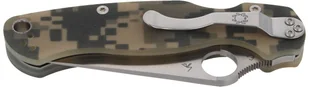 Spyderco Nóż Spyderco Para Military 2 G-10 Camo Plain (C81GPCMO2) - Noże - miniaturka - grafika 6