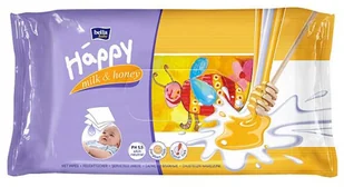 Bella Chusteczki nawilżane milk&honey 64szt. - z domieszką mleka i miodu - Chusteczki nawilżane - miniaturka - grafika 2