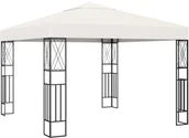 Altany ogrodowe - vidaXL Altana, 3 x 3 m, kremowa, tkanina 48005 - miniaturka - grafika 1