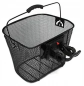 Koszyki rowerowe - Kosz Na Rower Duży Metalowy Koszyk Rowerowy Click - miniaturka - grafika 1