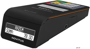 Novitus Kasa fiskalna NANO II ONLINE czarna - Kasy fiskalne - miniaturka - grafika 3