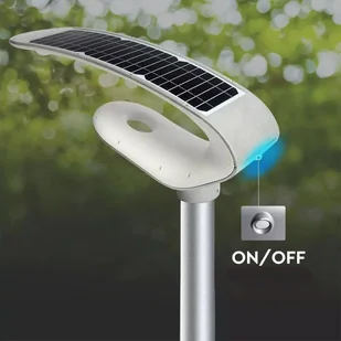 V-tac Oprawa Ogrodowa Parkowa 20W Czujnik Ruchu Pilot VT-130W 6400K 2000lm - Lampy ogrodowe - miniaturka - grafika 5