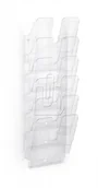 Półki na dokumenty - Durable Zestaw sześciu pionowych pojemników Durable FLEXIPLUS A4 przeźroczysty 170000840 - miniaturka - grafika 1