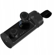 Słuchawki - Bezprzewodowe Słuchawki Bluetooth Stacja Deluxe Czarne - miniaturka - grafika 1