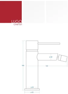 Corsan Bateria bidetowa Corsan Lugo czarna CMB7531BL - Baterie bidetowe - miniaturka - grafika 2