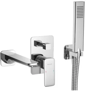 Excellent Keria zestaw wannowy podtynkowy z wylewką chrom AREX.SET.2025CR - Baterie podtynkowe - miniaturka - grafika 2