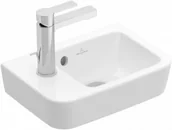 Umywalki - Villeroy & Boch 43423601 O.novo Umywalka mała 360 x 250 x 145 mm Weiss Alpin z przelewem Nieszlifowany - miniaturka - grafika 1