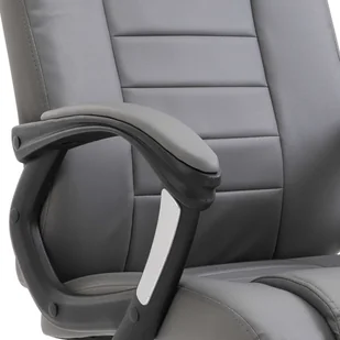 Fotel biurowy, krzesło biurowe vidaXL Krzesło biurowe, antracytowe, sztuczna skóra - Fotele i krzesła biurowe - miniaturka - grafika 6