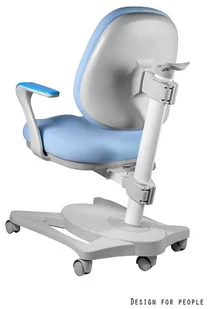 Unique-Meble Krzesło obrotowe GABBY niebieskie dziecięce, do biurka - Krzesła obrotowe dla dzieci - miniaturka - grafika 7