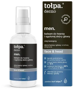 Tołpa Men Face & Head Balsam Do Ogolonej Skóry - Kosmetyki do pielęgnacji twarzy męskie - miniaturka - grafika 3