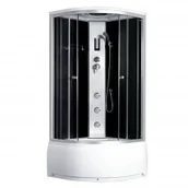 Kabiny z hydromasażem - Novoterm Kerra Paulina 90x90 - miniaturka - grafika 1