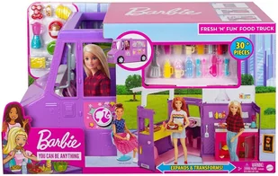 Barbie Foodtruck zestaw do kreatywnej zabawy GMW07 GMW07 - Akcesoria dla lalek - miniaturka - grafika 7