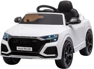 LEAN CARS Samochód na akumulator Audi RS Q8 biały 7901 - Pojazdy elektryczne dla dzieci - miniaturka - grafika 3