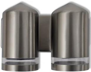 vidaXL Lampa ścienna LED ze stali nierdzewnej o stożkowej głowicy - Lampy ogrodowe - miniaturka - grafika 2