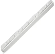 Grzbiety do bindownic - Durable szyna zaciskowa z listwy tłoczone, bezbarwny, opakowanie po 50 sztuk, przezroczysty 290219 - miniaturka - grafika 1