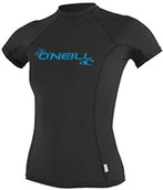 Pływanie - ONEILL WETSUITS O'Neill Wetsuits wms basic skins S/S crew koszulka damska, ochrona przed promieniowaniem słonecznym, czarny, L 3548-002-L - miniaturka - grafika 1