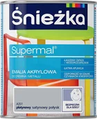Emalie - ŚNIEŻKA ŚNIEŻKA SUPERMAL EMALIA AKRYLOWA A351 PLATYNOWY SATYNOWY POŁYSK  0,8L - miniaturka - grafika 1