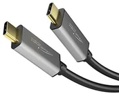 Kable USB - KabelDirekt Przewód uniwersalny kabel USB-C na USB-C, 0,9 meter do obróbki wideo bezpośrednio, transmisji danych (Gen2) i zasilanie do PD 4 (60 W) z wbudowanym chipem 995 - miniaturka - grafika 1
