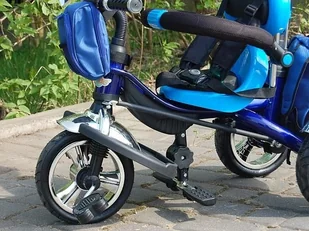 Super-Toys DE LUXE ST-KR-01-AIR-BRĄZOWY - Rowerki trójkołowe - miniaturka - grafika 7