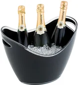 Pozostałe akcesoria barmańskie - APS APS Pojemnik na wino lub szampana z tworzywa 350x270x255 mm, czarny | 36054 36054 - miniaturka - grafika 1