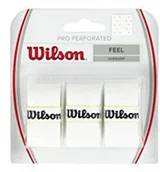 Tenis ziemny - Tennis Owijka rękojeści Pro over Grip Perforated White-częściowy pakiet biały STANDARD 0887768146627 - miniaturka - grafika 1