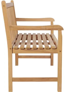 vidaXL Ławka ogrodowa, 175 cm, lite drewno tekowe - Ławki ogrodowe - miniaturka - grafika 3