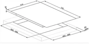 Płyta gazowa do zabudowy Smeg PV175N2 - Płyty gazowe do zabudowy - miniaturka - grafika 3