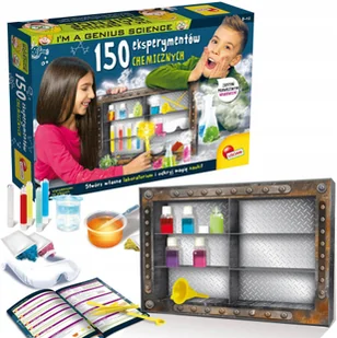 DANTE LEGLER LOGORAJD Zestaw naukowy I'M A Genius 150 eksperymentów chem - Mały naukowiec - miniaturka - grafika 9