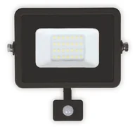 Lampy pozostałe - Lumax naświetlacz LED z czujnikiem ruchu Plati 20W 1400lm 3000K IP65 czarny LFL104S - miniaturka - grafika 1