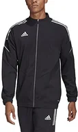 Kurtki i kamizelki sportowe męskie - adidas adidas Kurtka męska czarny czarny/biały M GH7138 - miniaturka - grafika 1