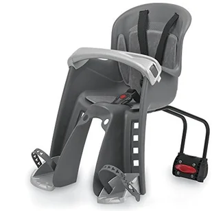 Polisport Fotelik rowerowy przedni Bilby Junior RF szaro/srebrny 5604415028175 - Foteliki rowerowe - miniaturka - grafika 2