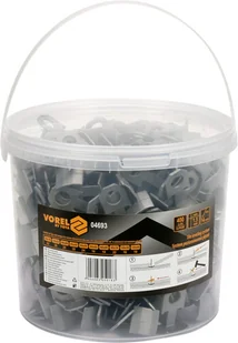 Vorel System klipsy do poziomowania płytek 400 szt w wiaderku 04693 ZYSKAJ RABAT 30 ZŁ 04693 - Narzędzia glazurnicze - miniaturka - grafika 5